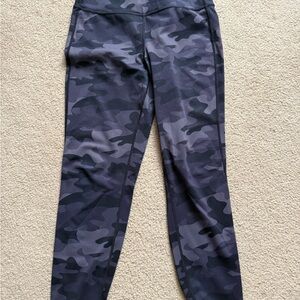 Lole Black and Gray Patterned Leggings